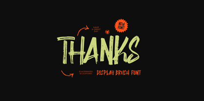 Montha Stroner Font Poster 15