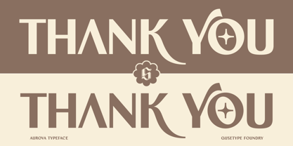 Aurova Font Poster 15