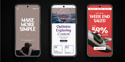 Aurova Font Poster 5