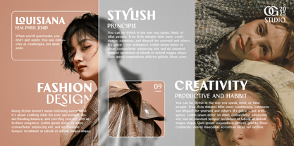 Aurova Font Poster 12