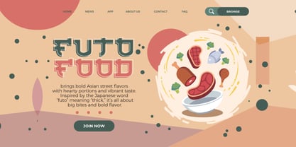 Delosue Japanese Style Font Poster 4