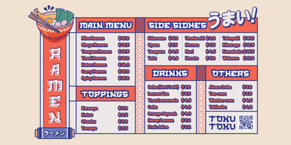 Delosue Japanese Style Font Poster 6