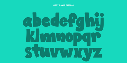 Kitty Rawr Font Poster 7