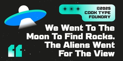 Cook Xensora Font Poster 8