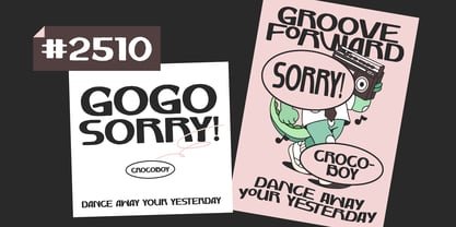 Borneo Amber Font Poster 6