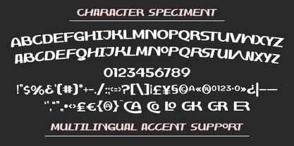 Borneo Amber Font Poster 4