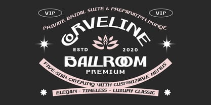 Borneo Amber Font Poster 10