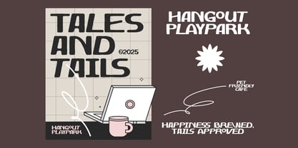 Borneo Amber Font Poster 5