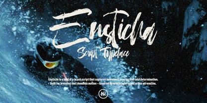 Ensticha Font Poster 2