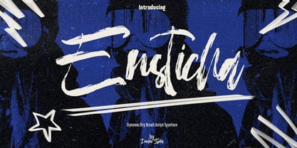 Ensticha Font Poster 1