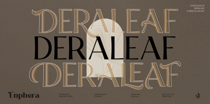 Al Enphera Font Poster 5
