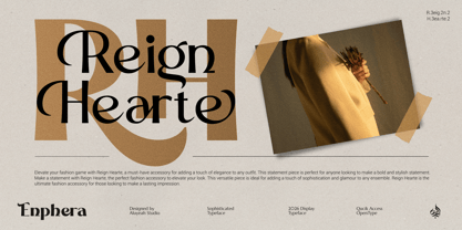 Al Enphera Font Poster 6