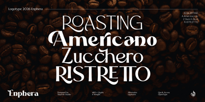 Al Enphera Font Poster 14