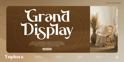 Al Enphera Font Poster 7