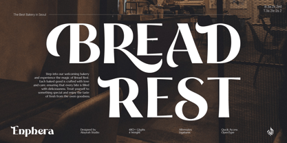 Al Enphera Font Poster 11