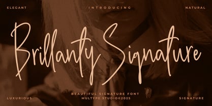 Brillanty Signature Font Poster 1