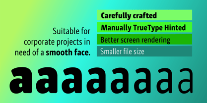 Zipolite Rounded Font Poster 2
