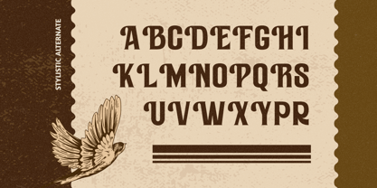 Rustic Vintage Font Poster 12
