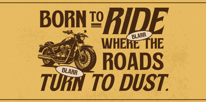 Rustic Vintage Font Poster 6