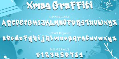 Xmas Graffiti Font Poster 4