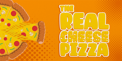 Fun Cheese Font Poster 2