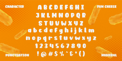 Fun Cheese Font Poster 8