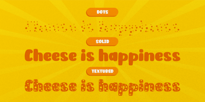 Fun Cheese Font Poster 10