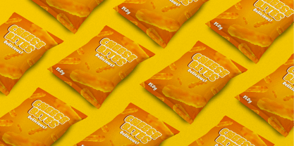Fun Cheese Font Poster 4