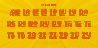 Fun Cheese Font Poster 9