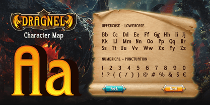 Dragnel Font Poster 2