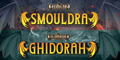 Dragnel Font Poster 4