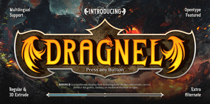 Dragnel Font Poster 1