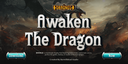 Dragnel Font Poster 12