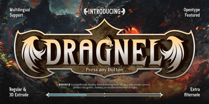 Dragnel Font Poster 13