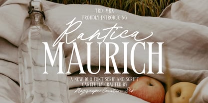 Rantica Maurich Font Poster 1