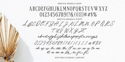 Rantica Maurich Font Poster 5