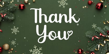 Christmas Heartscript Font Poster 10