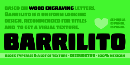 Barrilito Font Poster 1