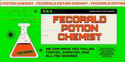 Cook Fecorald Font Poster 4