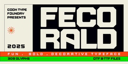 Cook Fecorald Font Poster 1