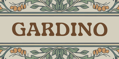 Gardino Font Poster 1