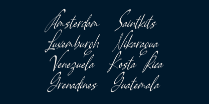 Pamric Mevira Font Poster 6