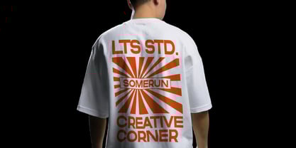 Somerun Font Poster 4