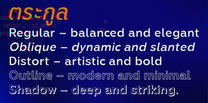 Akkhara Font Poster 4