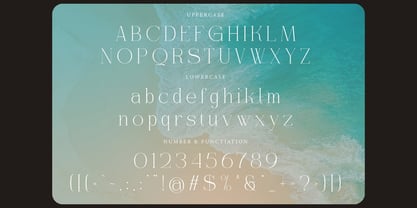 Petal Font Poster 2