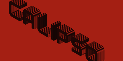 Calipso Font Poster 14
