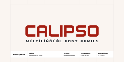Calipso Font Poster 1