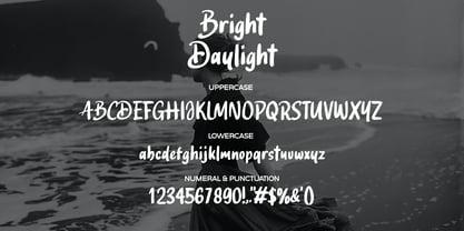 Bright Daylight Font Poster 11