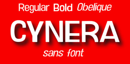 Cynera Font Poster 1