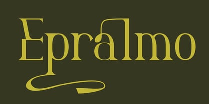 Epralmo Font Poster 1